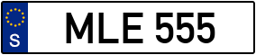 Truck License Plate